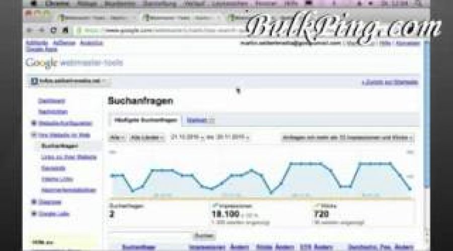 Online Tricks : Sollte man Google Webmaster Tools nutzen?  Free online seo on bulkping for Internet