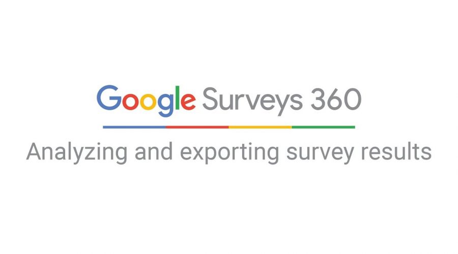 Google Surveys 360: Analyzing and exporting