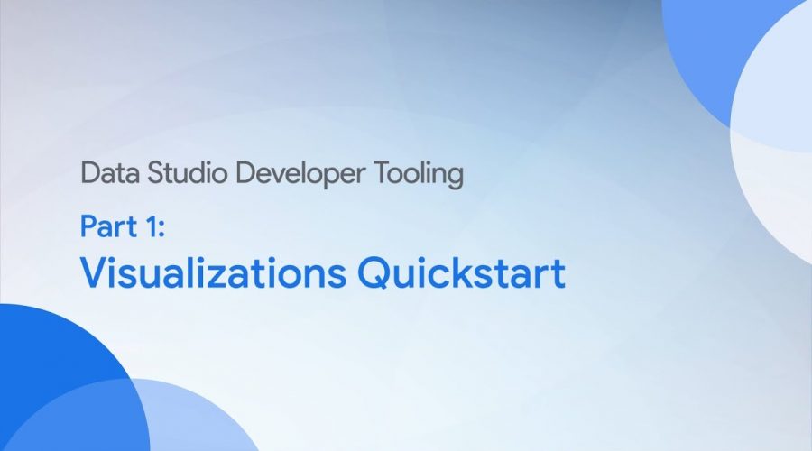 Community Visualizations: Developer Tooling Quickstart