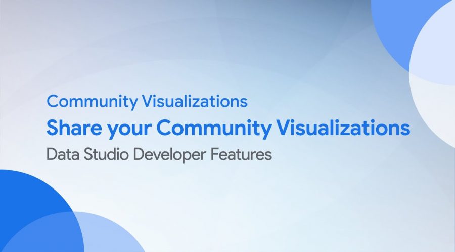 Community Visualizations: Share your Community Visualizations