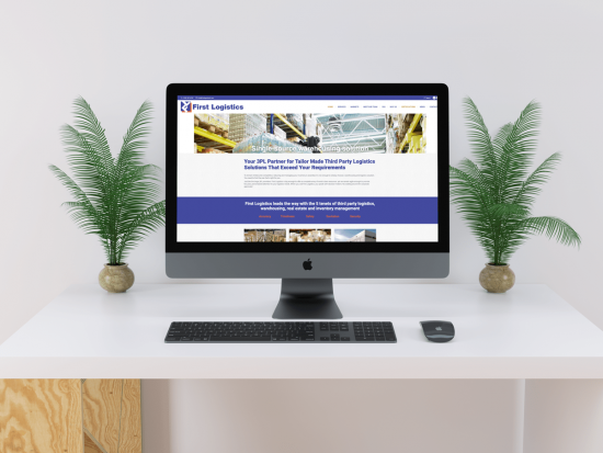 First Logistics Website Design, Organic SEO, Local SEO website preview