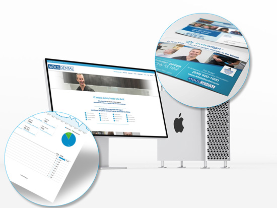 Molis Dental – Web Design, Direct Marketing, Organic SEO and PPC Marketing website preview