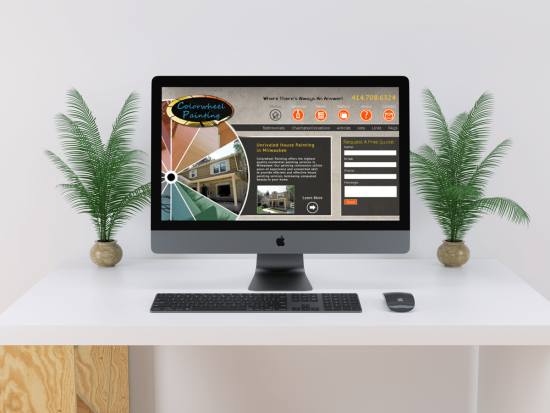 Colorwheel Painting Mobile Responsive Website Design, Organic SEO & Local SEO website preview