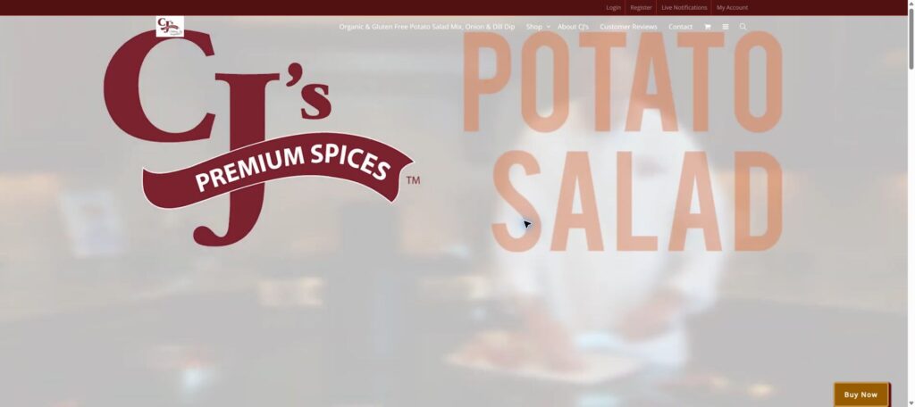 CJ's Premium Spices project preview