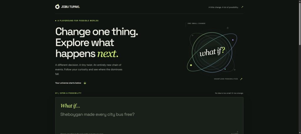 Jobu Tupaki current desktop website after optimization