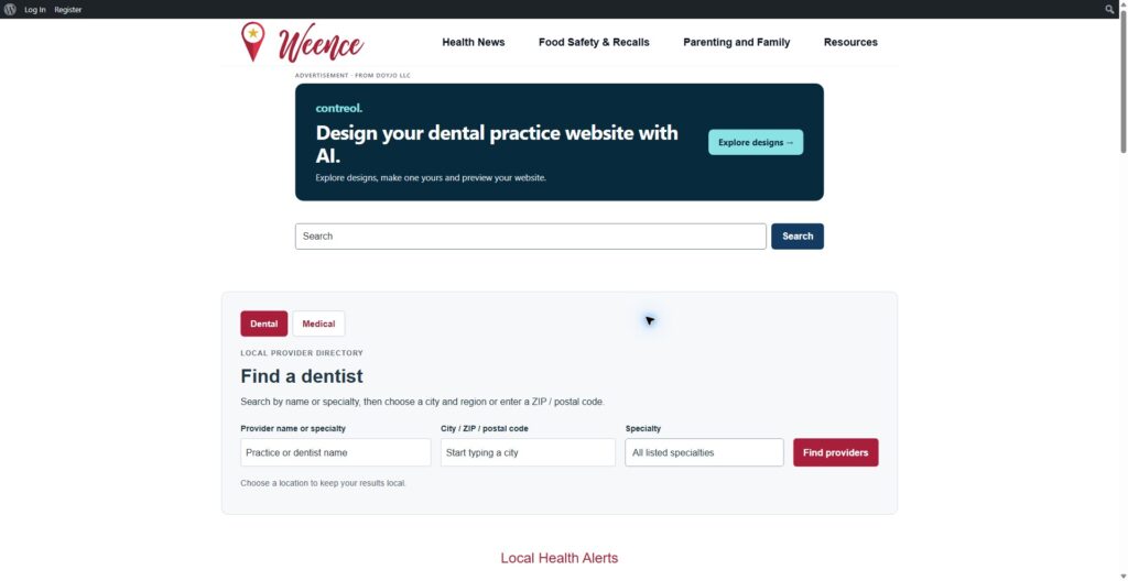 Weence project preview